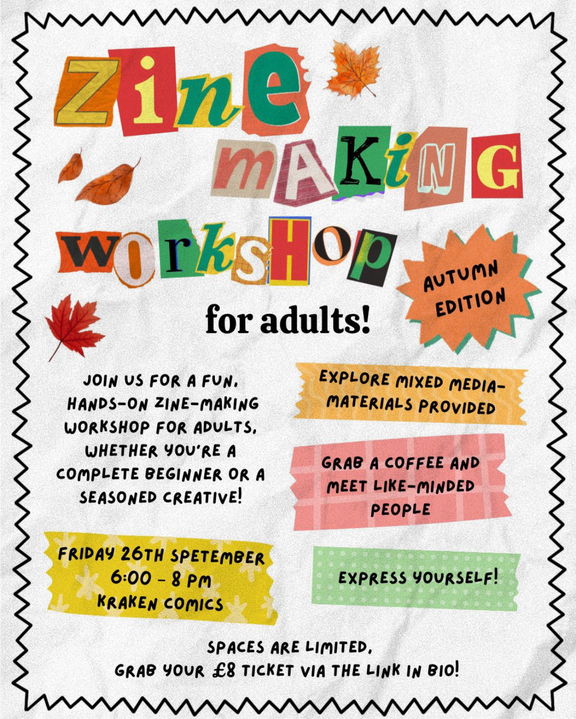 Autumnal Zine Making Workshop