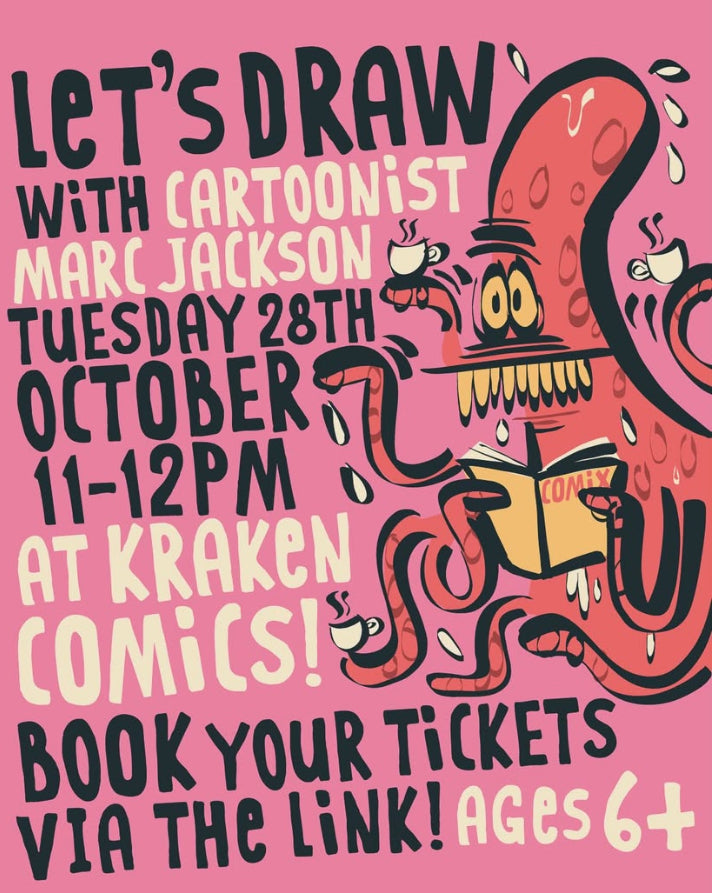 Marc Makes Comics - Half Term Cartoon Drawing Session