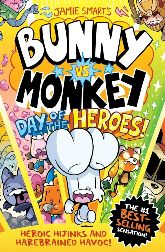 Bunny vs Monkey: Day of the Heroes! Cover